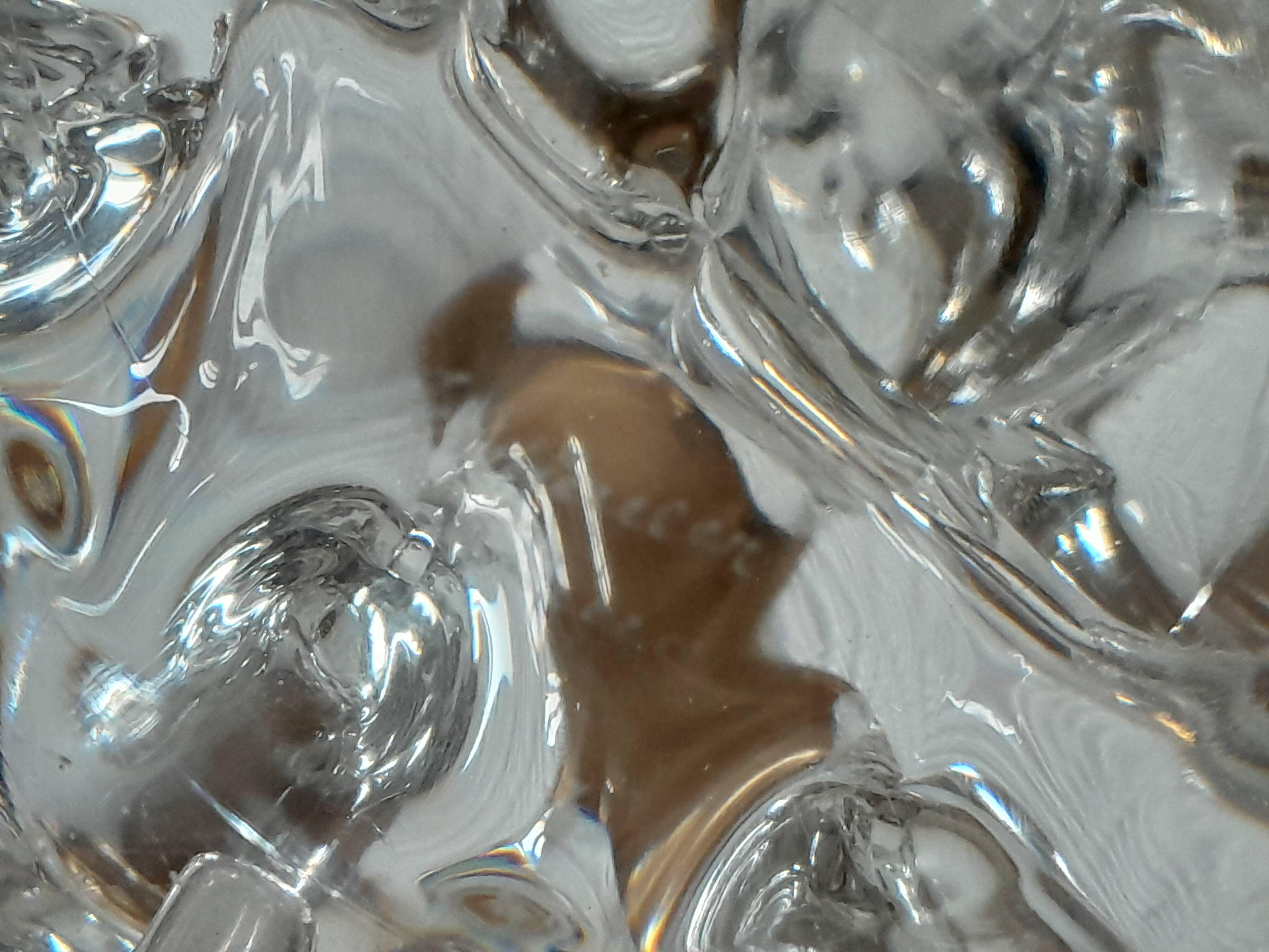 Paire de chandeliers cristal Schneider 1950