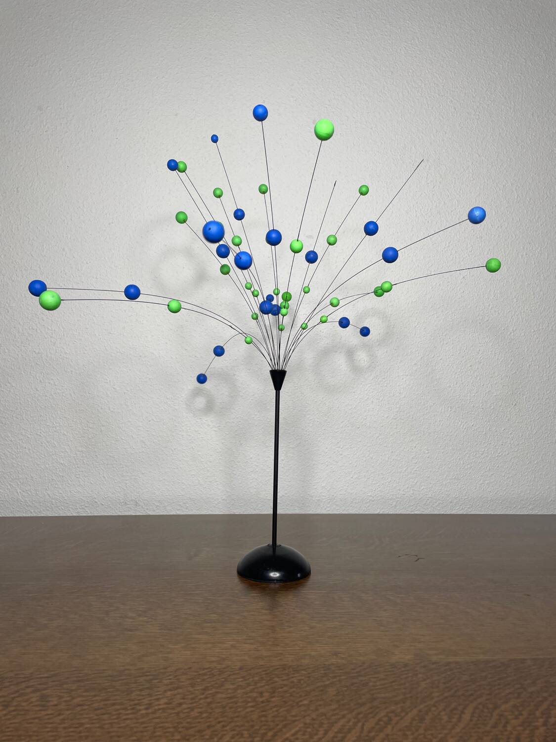 Mobile pop art kinetic ball sculpture, Lauris Lonborg, 70s