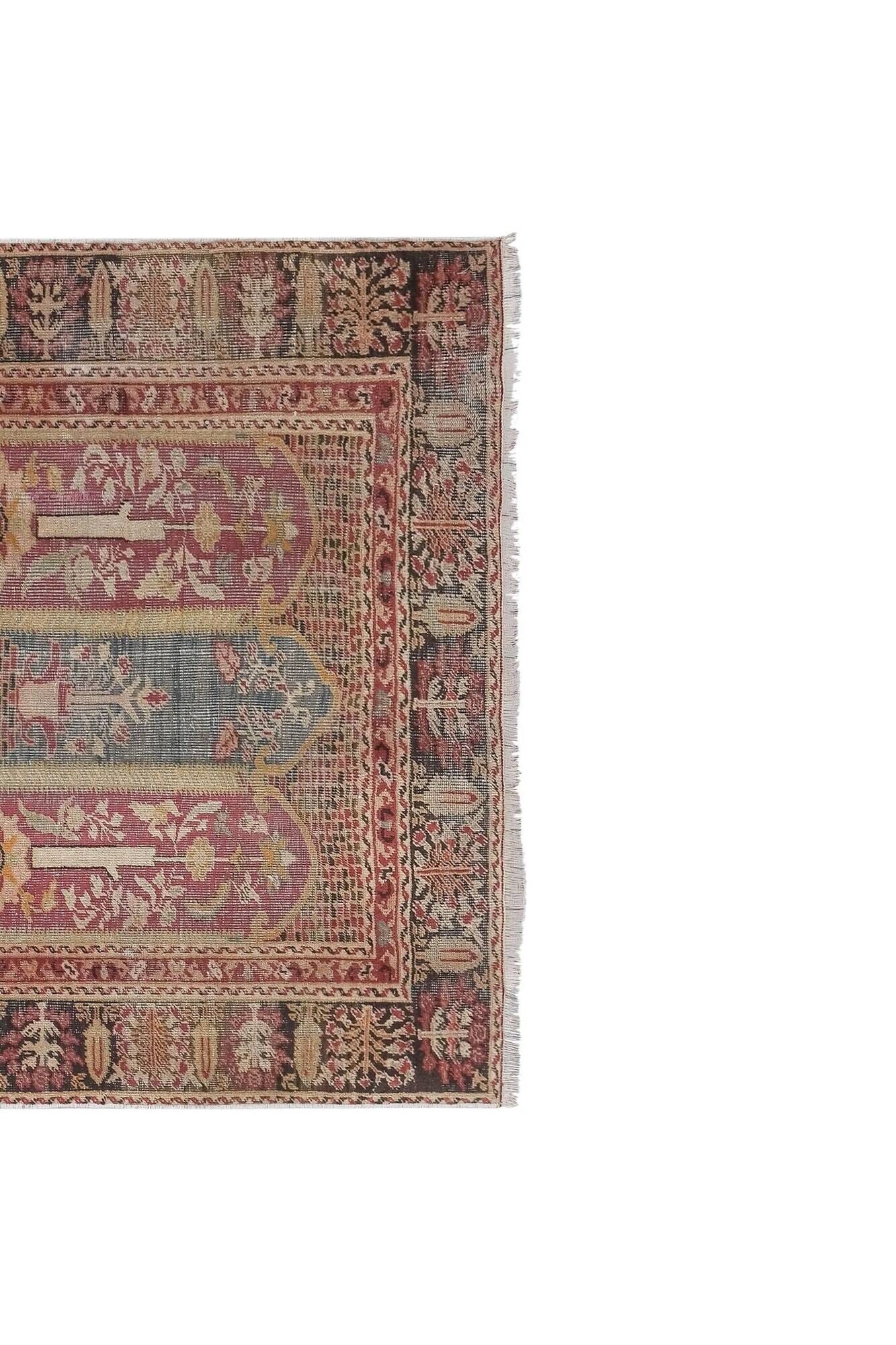 Vintage Turkish handmade rug 115x182 cm
