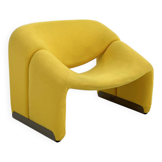Groovy Yellow Armchair F598 by Pierre Paulin for Artifort, 1970
