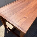 Solid oak dining farmhouse table 1980