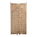 Nandra - Ancienne porte indienne en bois massif n°1