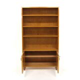 Scandinavian elm bookcase, Sweden, 1960