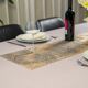 The Silver Alpine — Cream and Silver Matsu Pine Table Runner