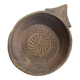 Ancient Indian plateau carved from solid wood "Whirlwind"
