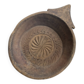 Ancient Indian plateau carved from solid wood "Whirlwind"