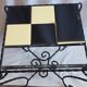 Iron table & earthenware from 1950/60