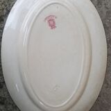 Flat Oval Gien model Autumn Flowers