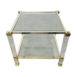 Coffee table Pierre Vandel plexiglas square