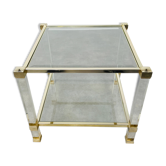 Table basse Pierre Vandel plexiglas carrée