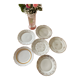 Mismatched dessert plates