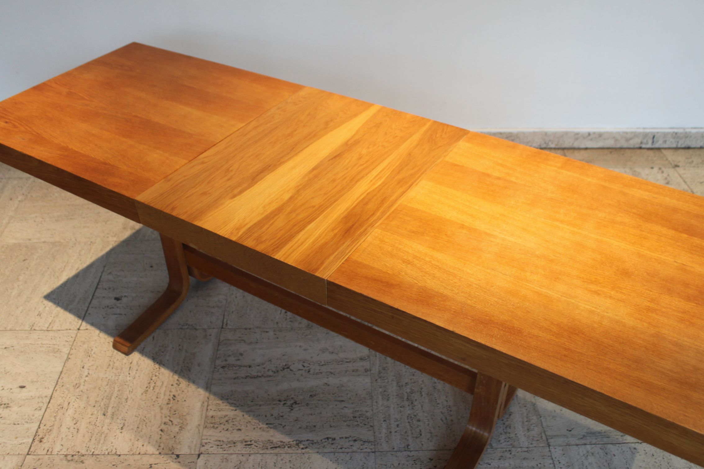 Extended coffee table by Drevopodnik Holesov, Czech Republic, 1970.