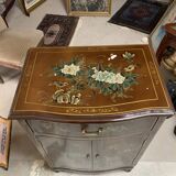 Chinese lacquered chest of drawers
