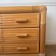 Commode italienne en bambou et rotin