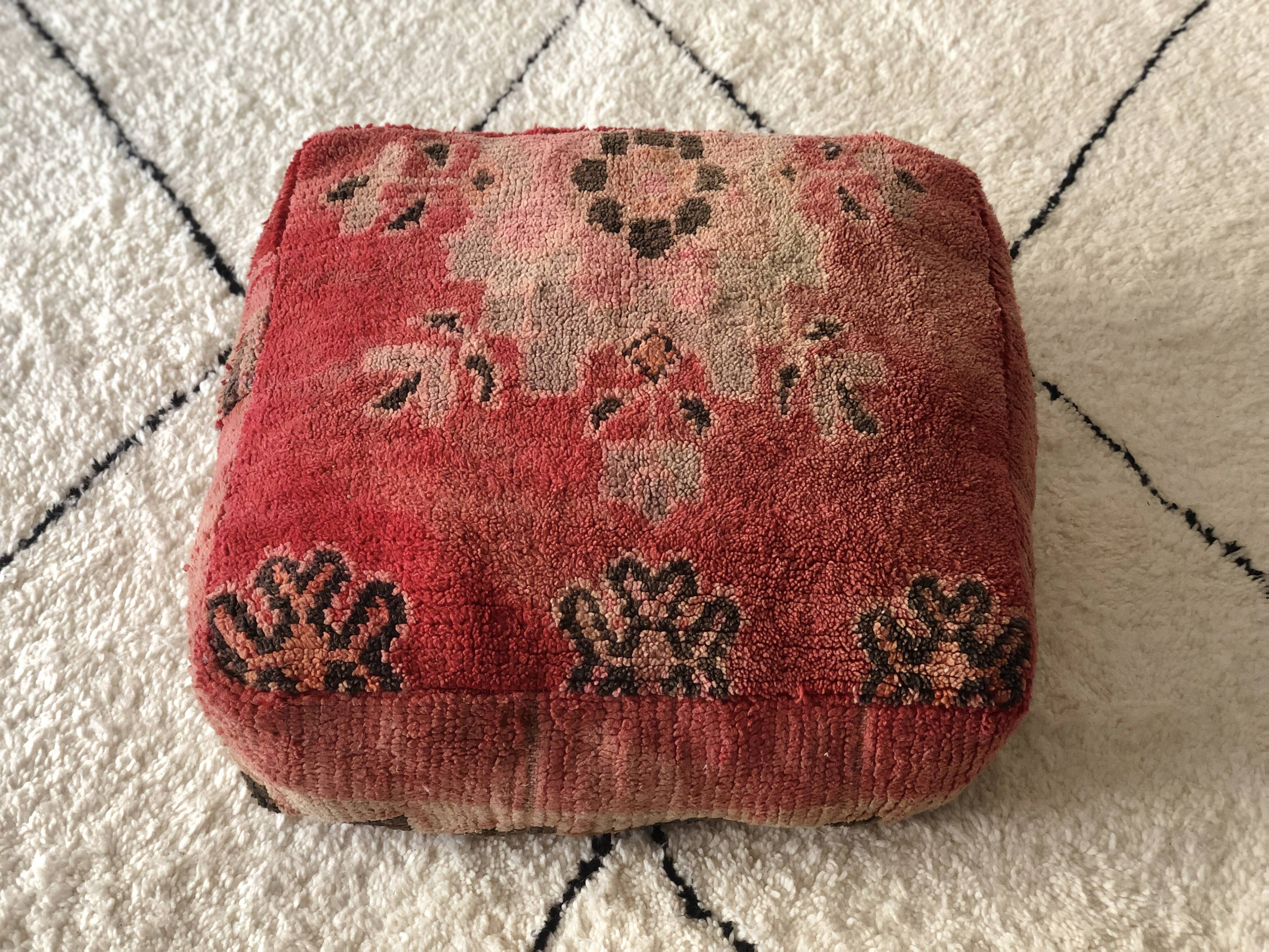 Pouf vintage "boujaad"