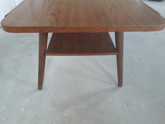 70s teak coffee table