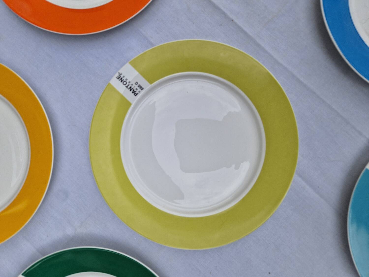 Set of 8 Pantone Dessert Plates by Luca Trazzi for Serax