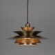Vintage Swedish Pendant Lamp by Carl Thore, 1960s, Scandinavian Mid-Century
