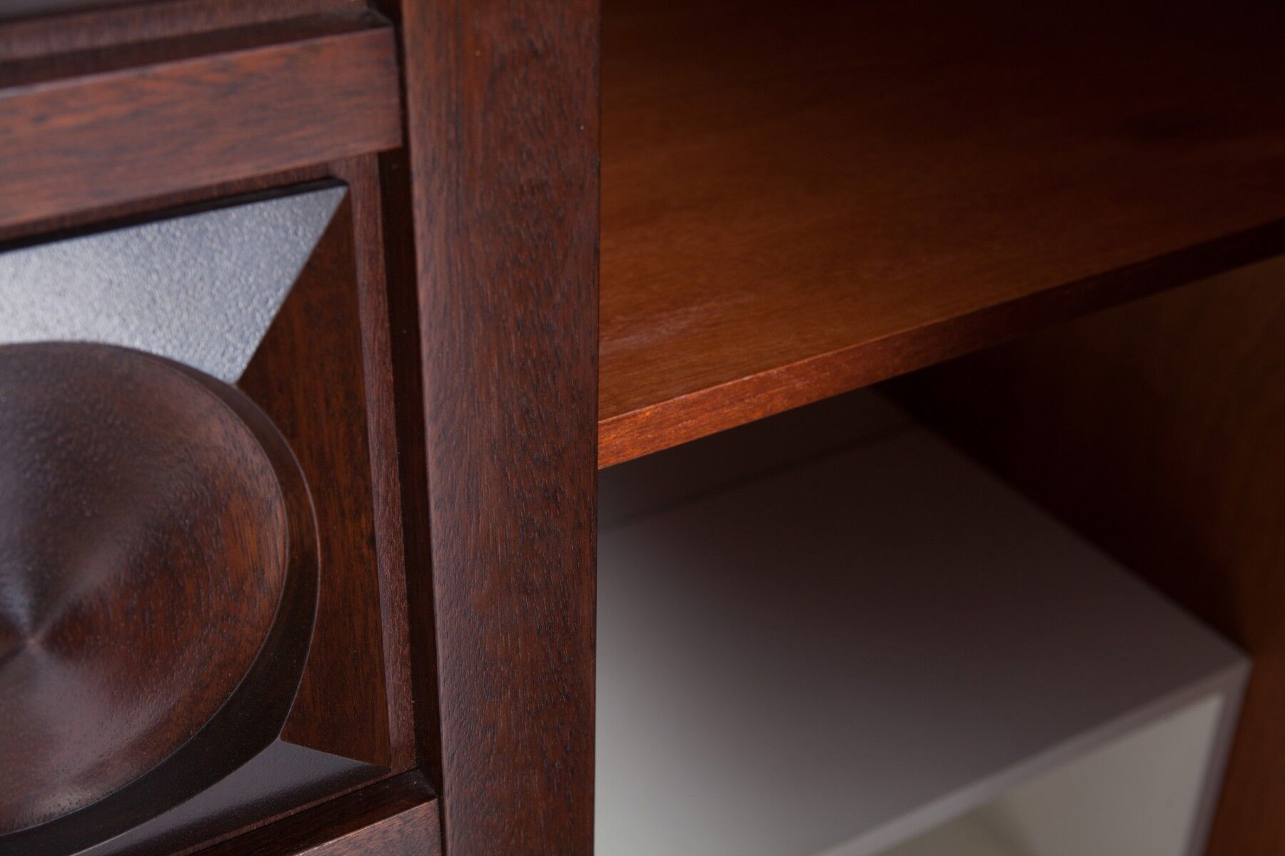 Dark mahogany rough bar furniture 1970