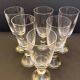 Ensemble de 6 flûtes à champagne en cristal