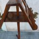 Wooden swivel double led with 19th century candlesticks
