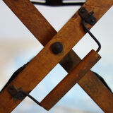 Very old folding stool with carrying handle 30/40s