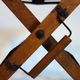 Very old folding stool with carrying handle 30/40s