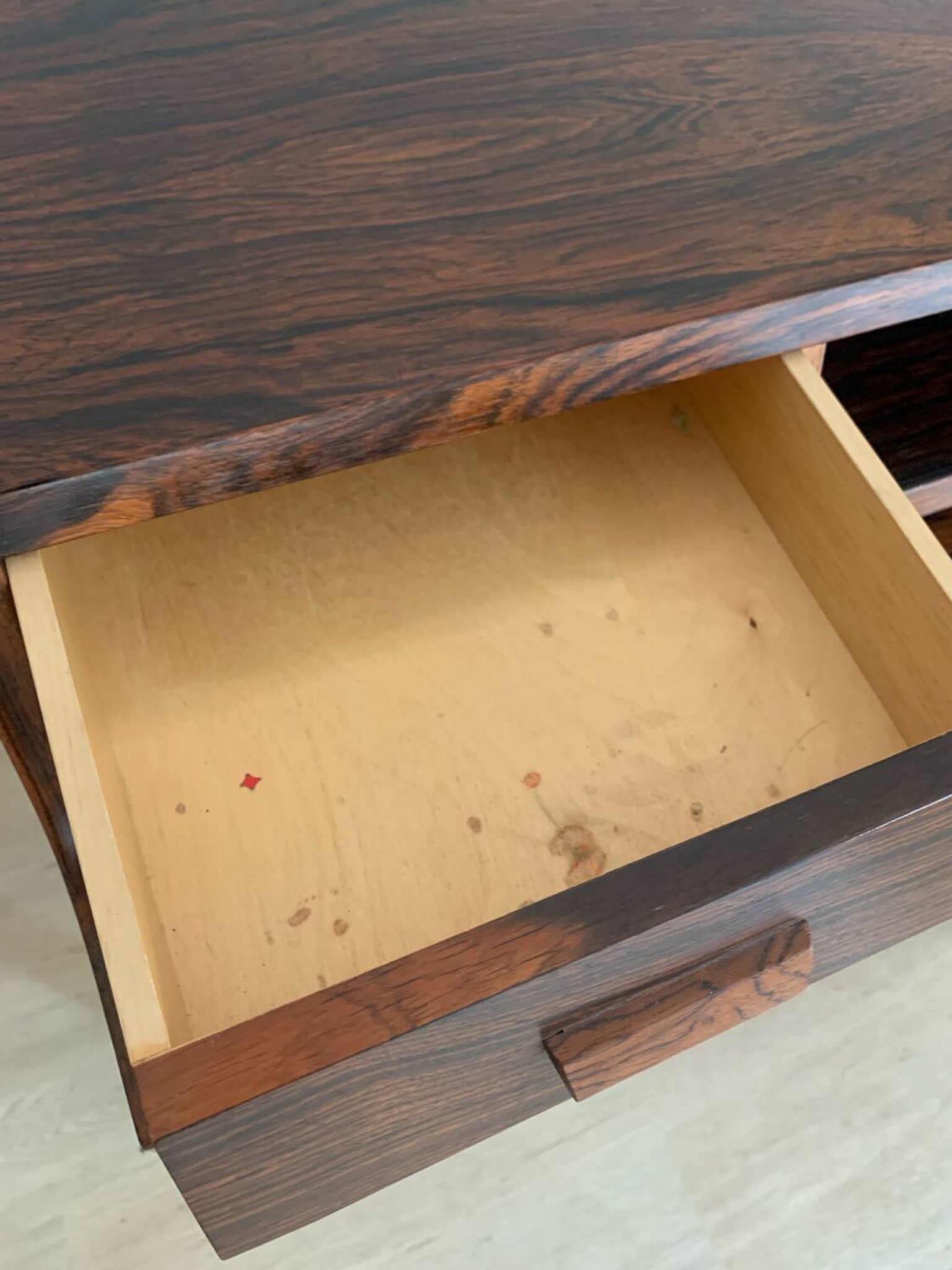 Scandinavian rosewood secretary desk by Arne Wahl Iversen