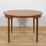 Mid-Century Teak Dining Table and Chairs Set by Hans Olsen for Frem Røjle, Denmark, 1950s, Set of 5
