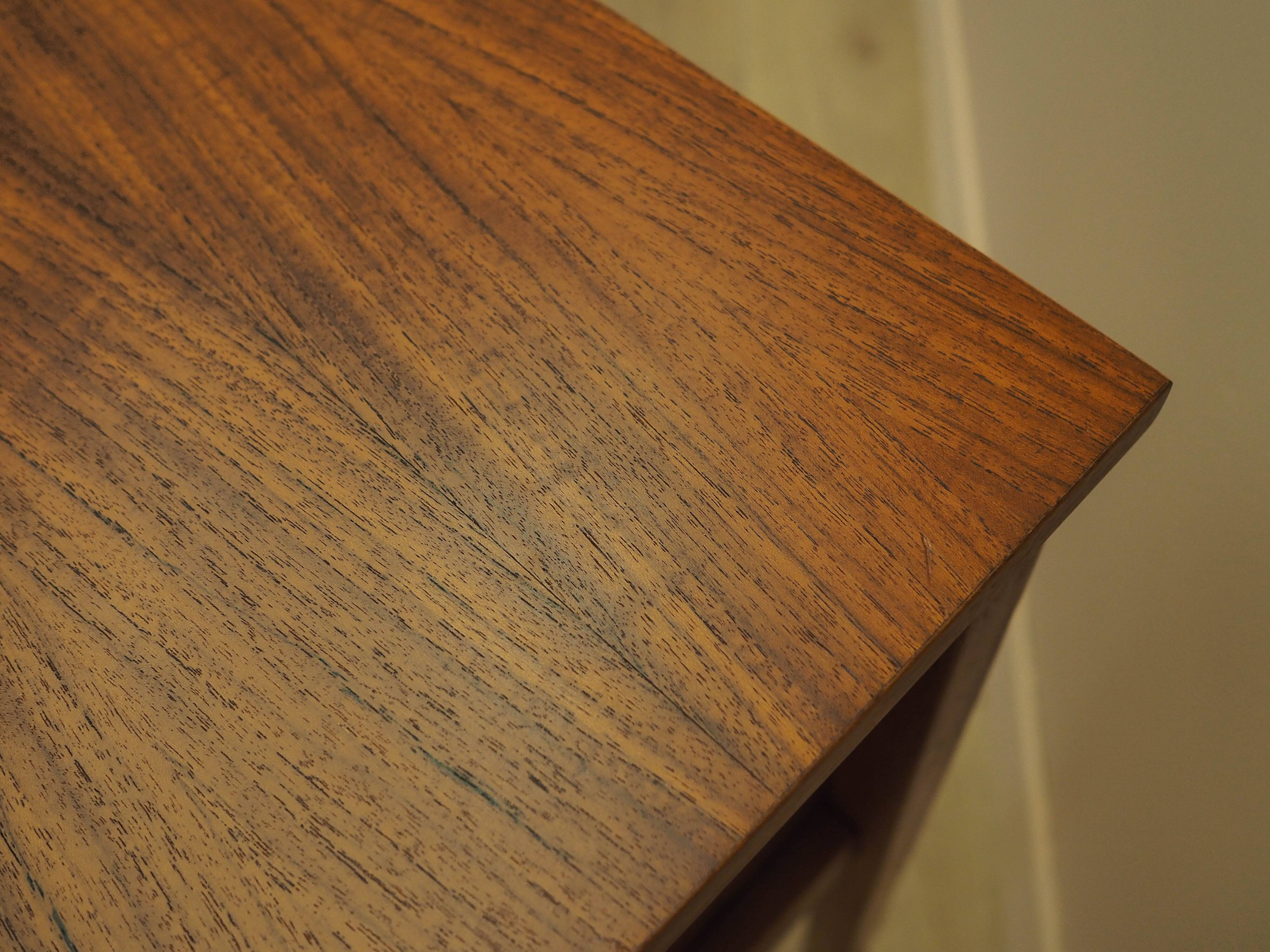 Teak desk with drawers, Denmark, 1960s