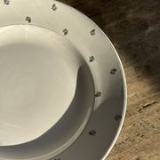 Plat circulaire modèle Nico doré Digoin Sarreguemines D30,5