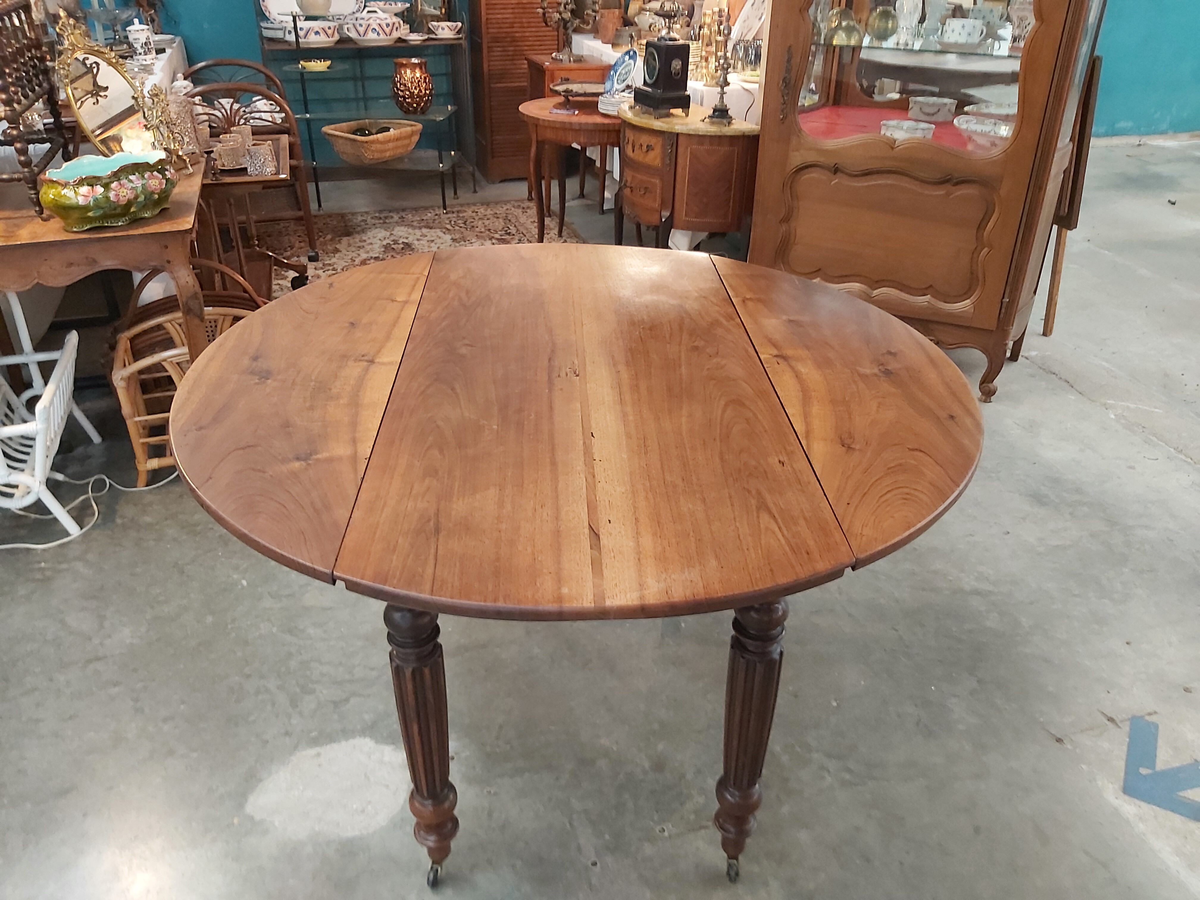 Louis Philippe walnut table