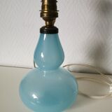 blue opaline lamp base