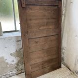 Late 19th XL wooden mirror