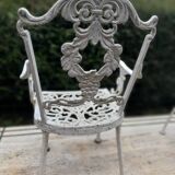 Anciennes chaises jardin