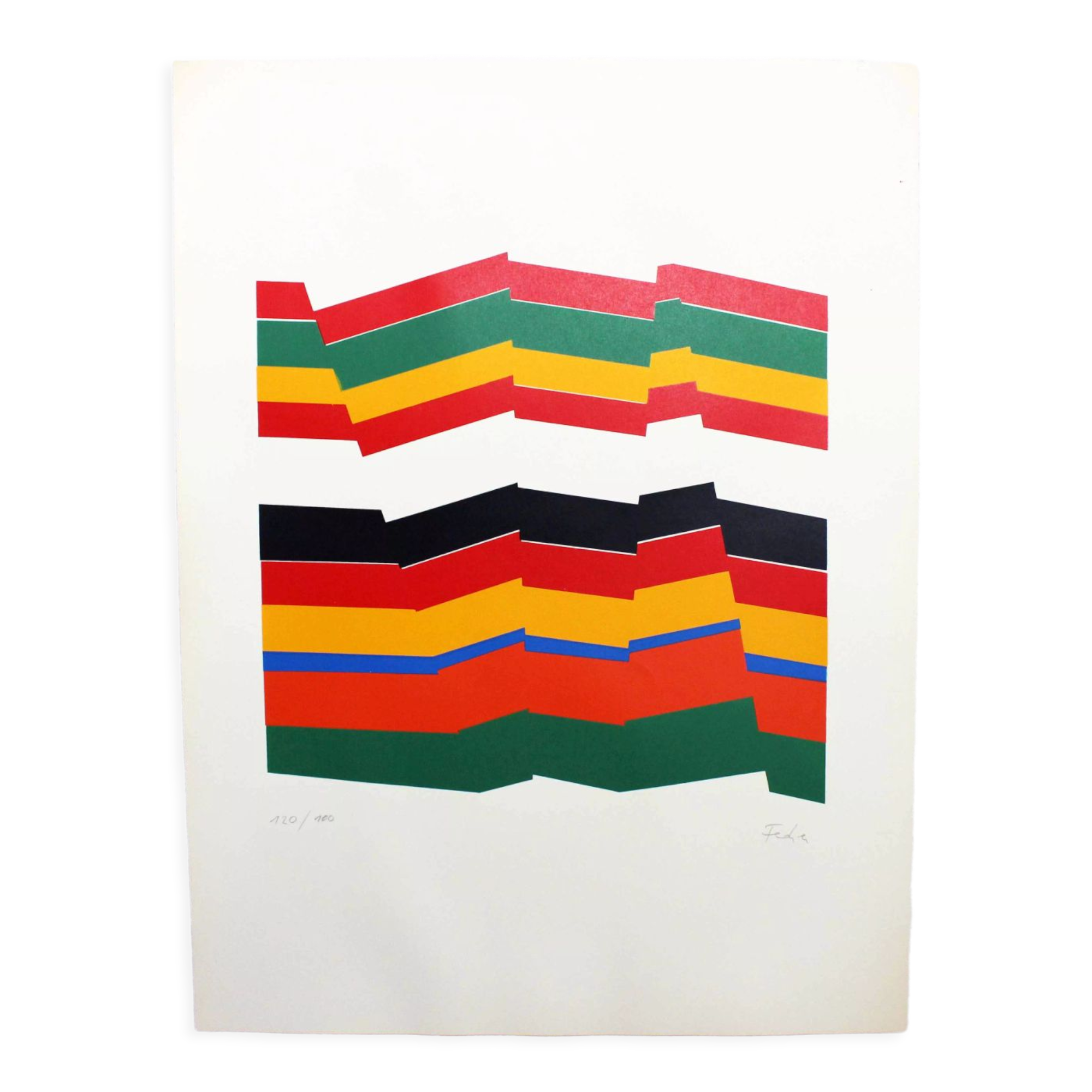 Vintage print by Franz Fedier