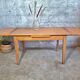 1950s dining table with sliding extensions
