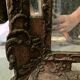 18th-century period mirror in carved wood, Louis XV style