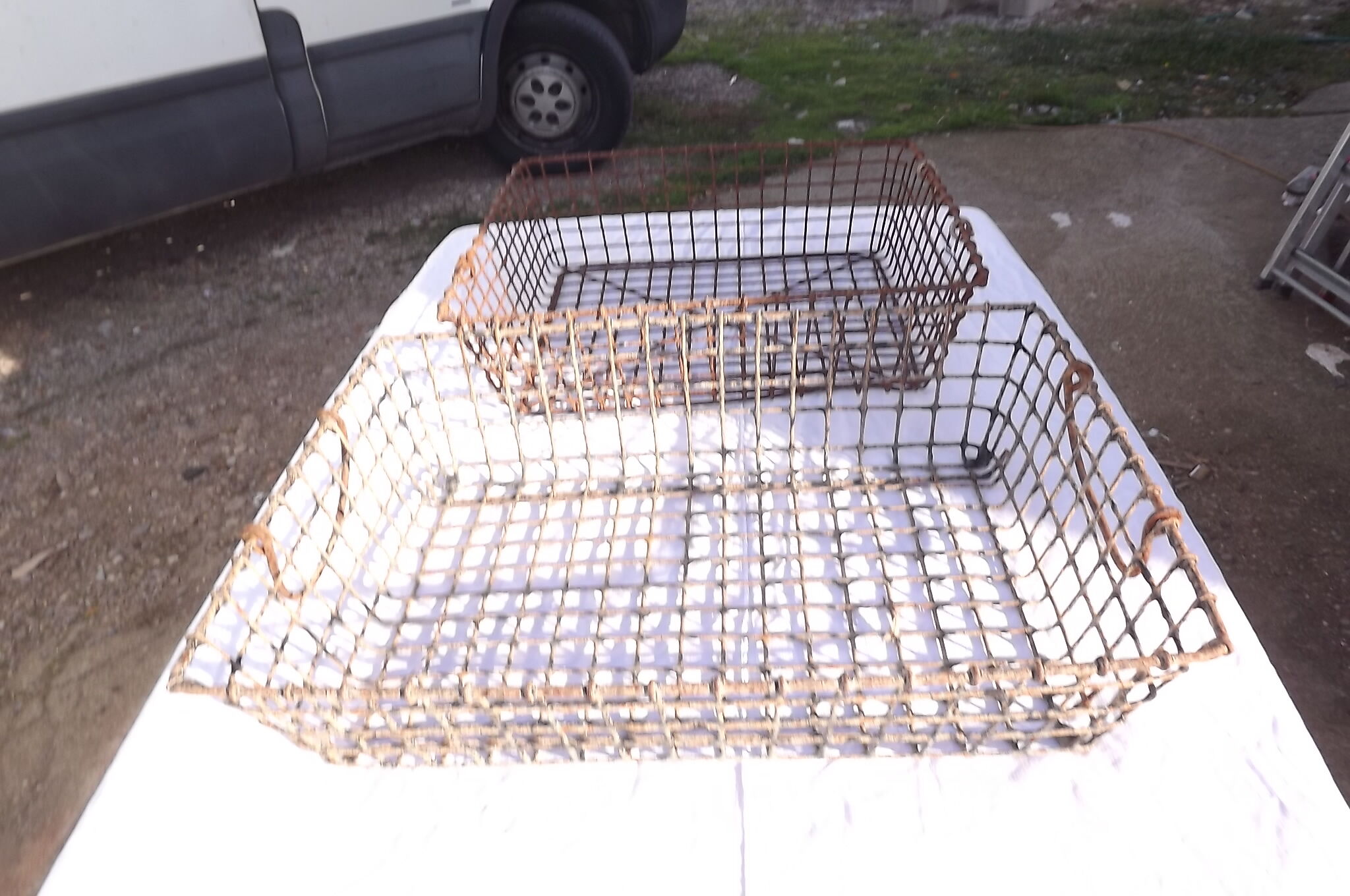 Keepnets Oyster steel pair