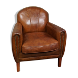 Sheep leather armchair