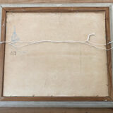 20th century painting framed and signed