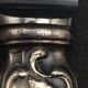 12 silver metal table knives model Rocaille