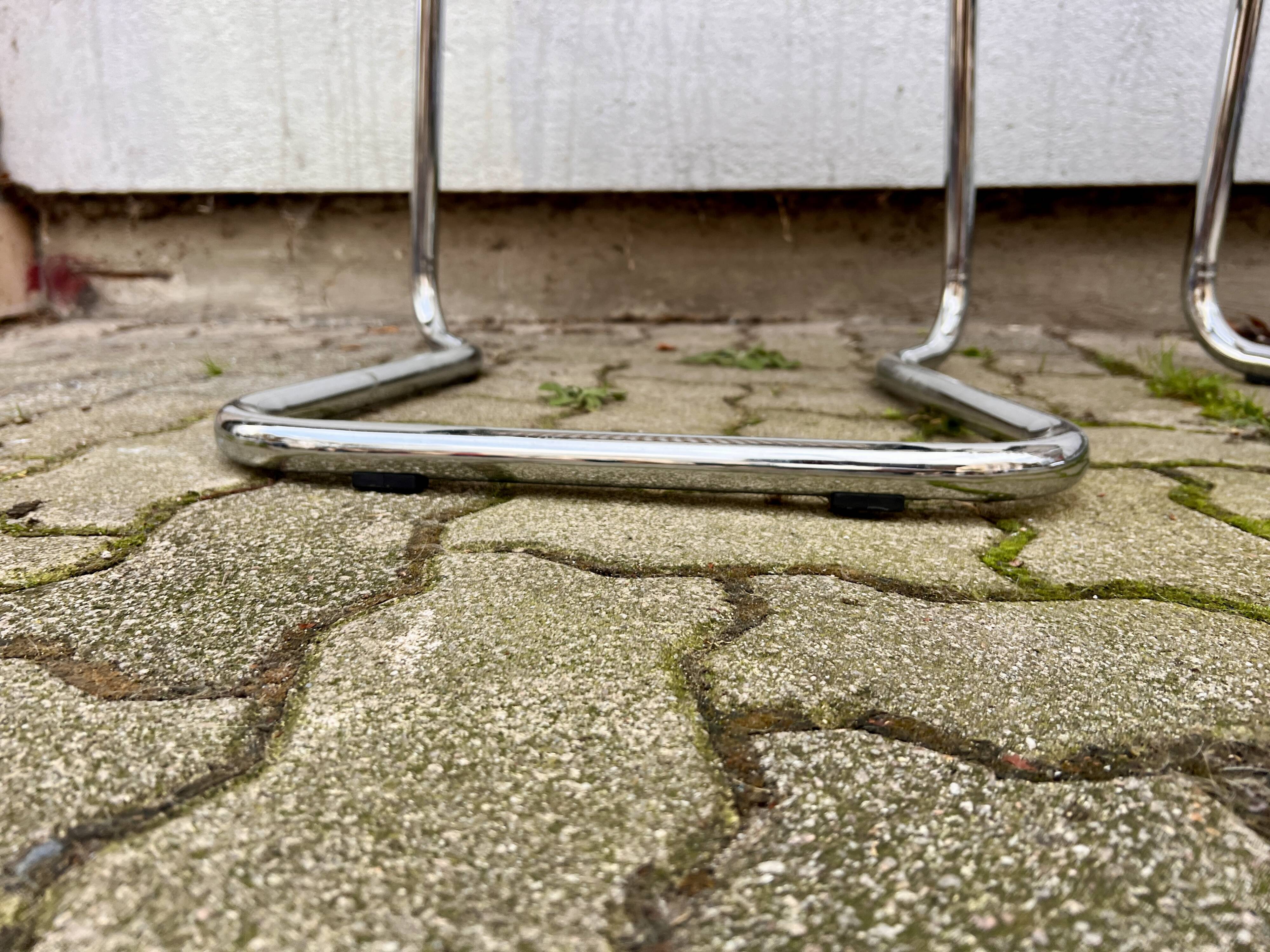 Set of 4 Marcel Breuer style armchair chairs