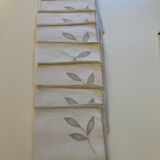 Lot de 8 serviettes anciennes, brodées main