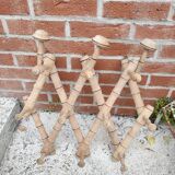 accordion coat rack faux bamboo