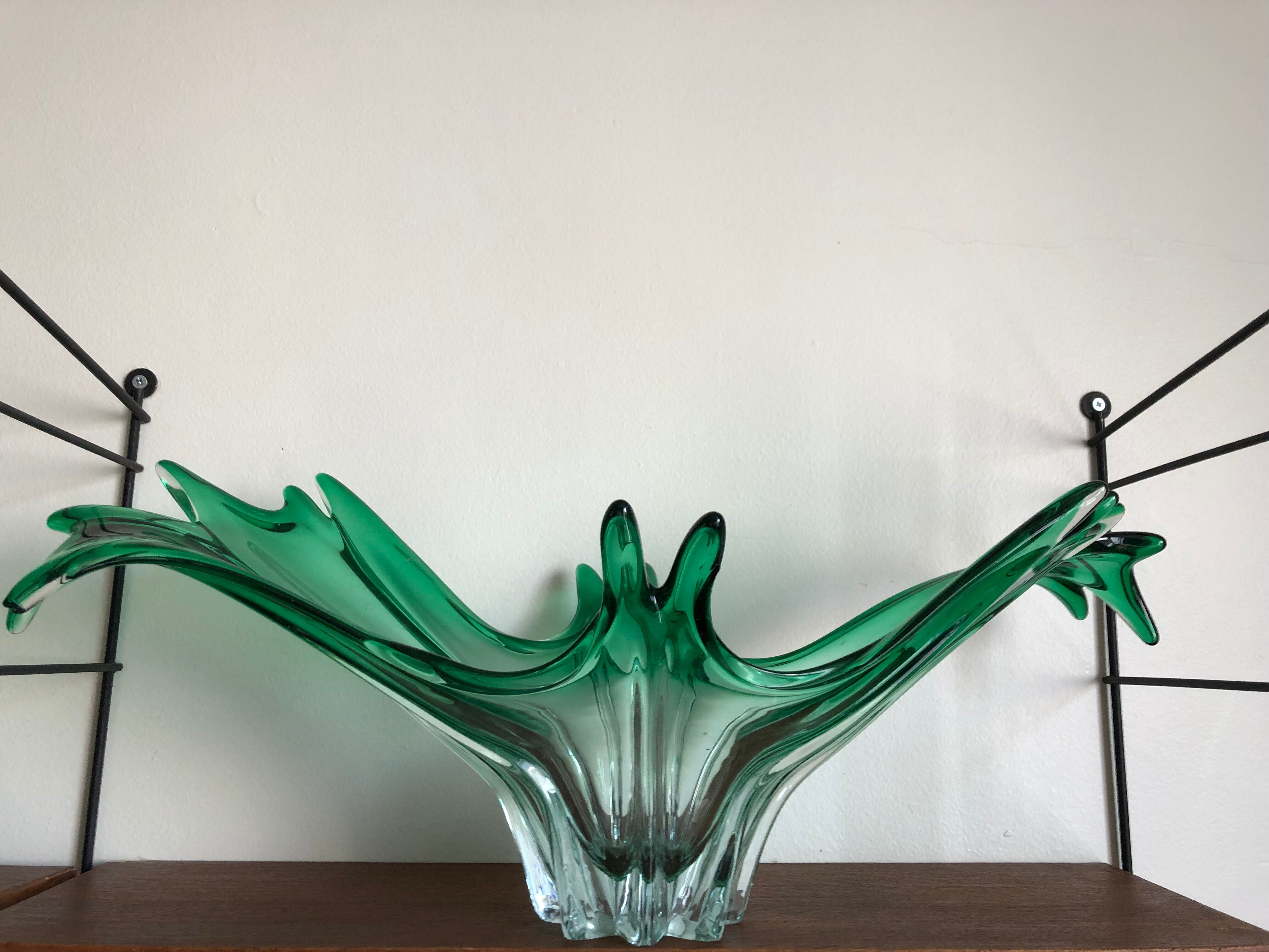 Blown glass fruit cup