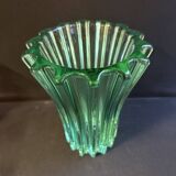 Grand vase vert Art déco – Pierre d’Avesn