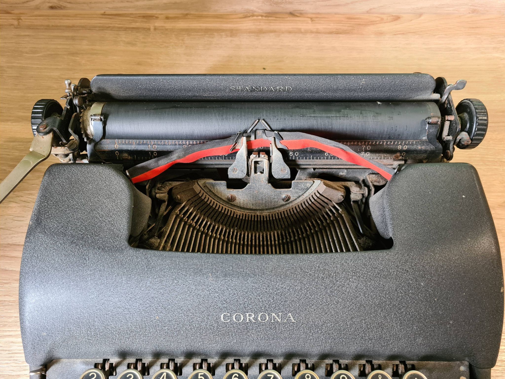 Charming and rare standard corona typewriter 1940s