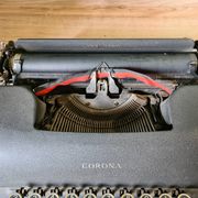 Charming and rare standard corona typewriter 1940s