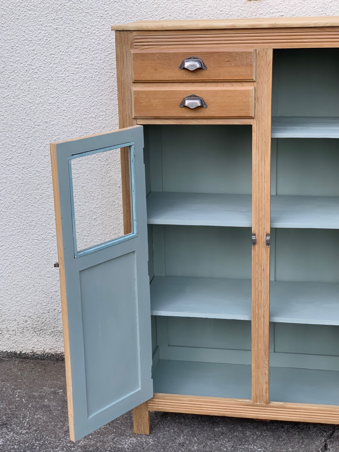Buffet parisien bois brut 1940